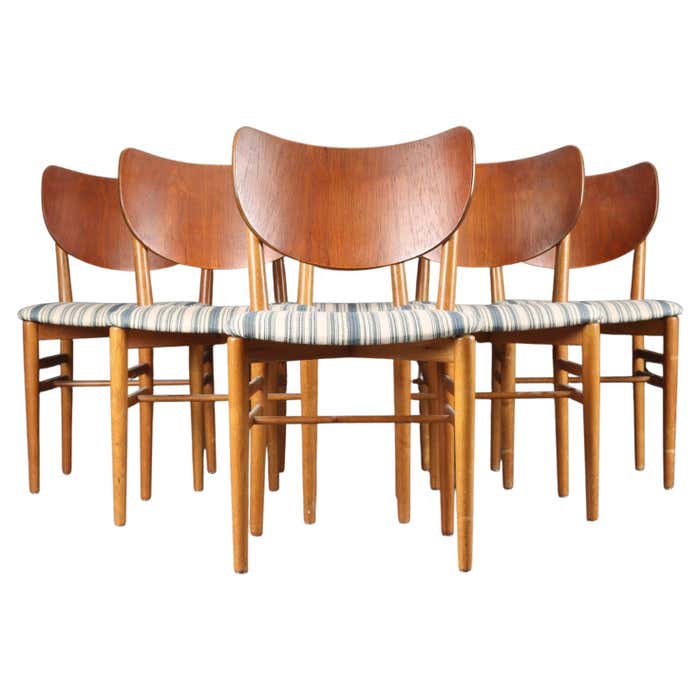 Set of Six Dining Chairs by Niels Eva and Koppel For Sale at 1stDibs ...