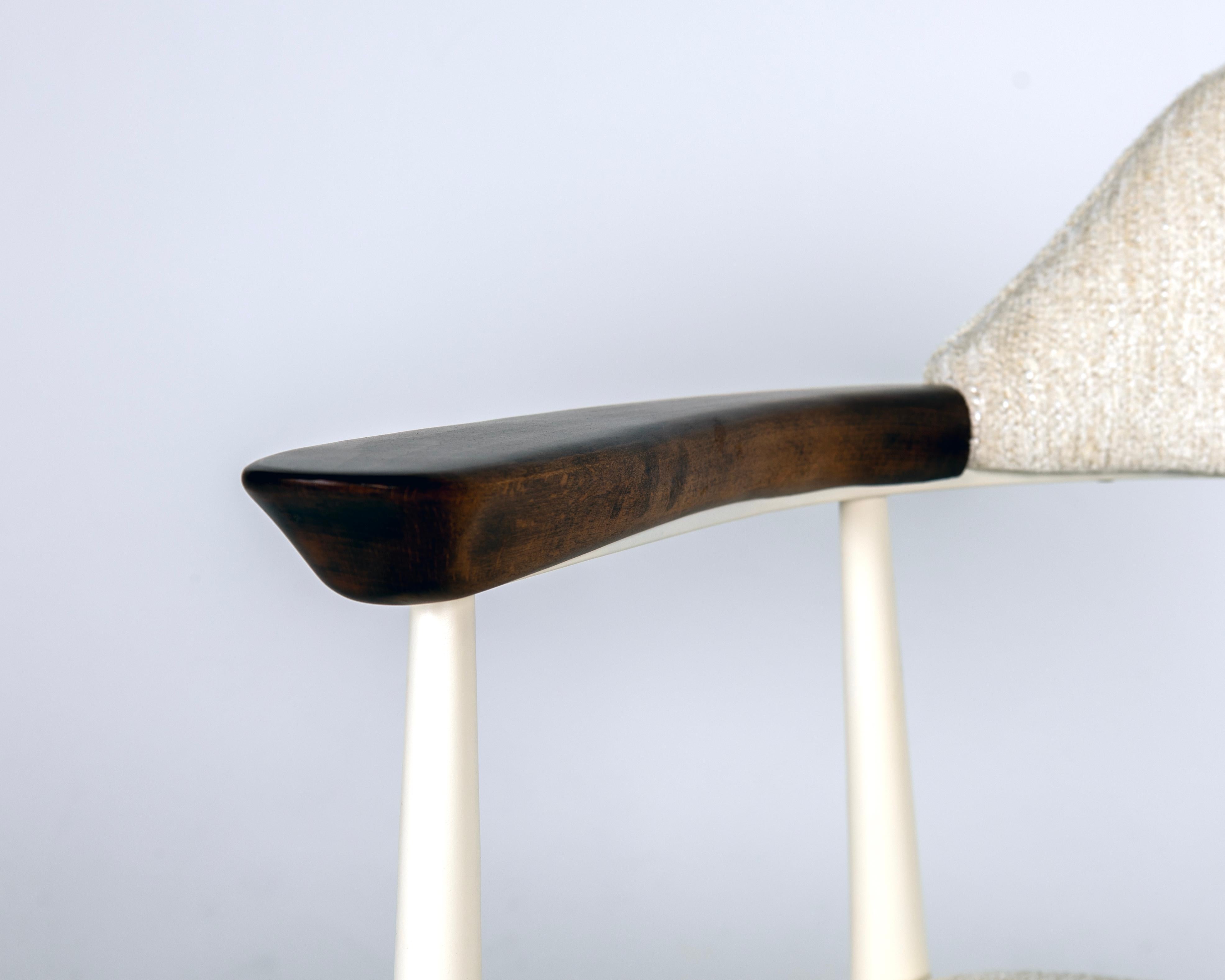 Satz von sechs Esszimmerstühlen im Stil von Hans Wegner, USA 1960er Jahre im Angebot 7