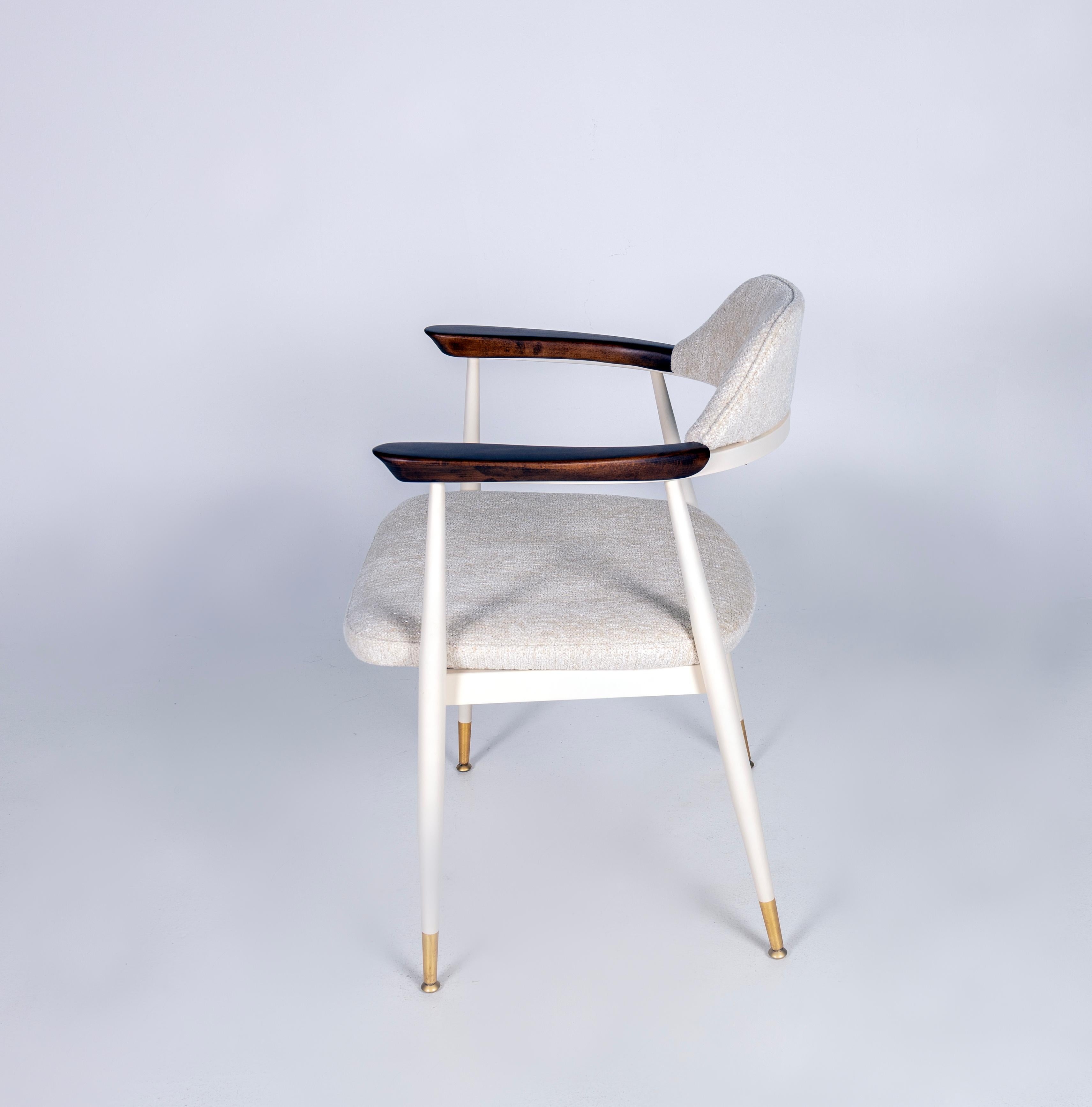 Satz von sechs Esszimmerstühlen im Stil von Hans Wegner, USA 1960er Jahre im Angebot 9