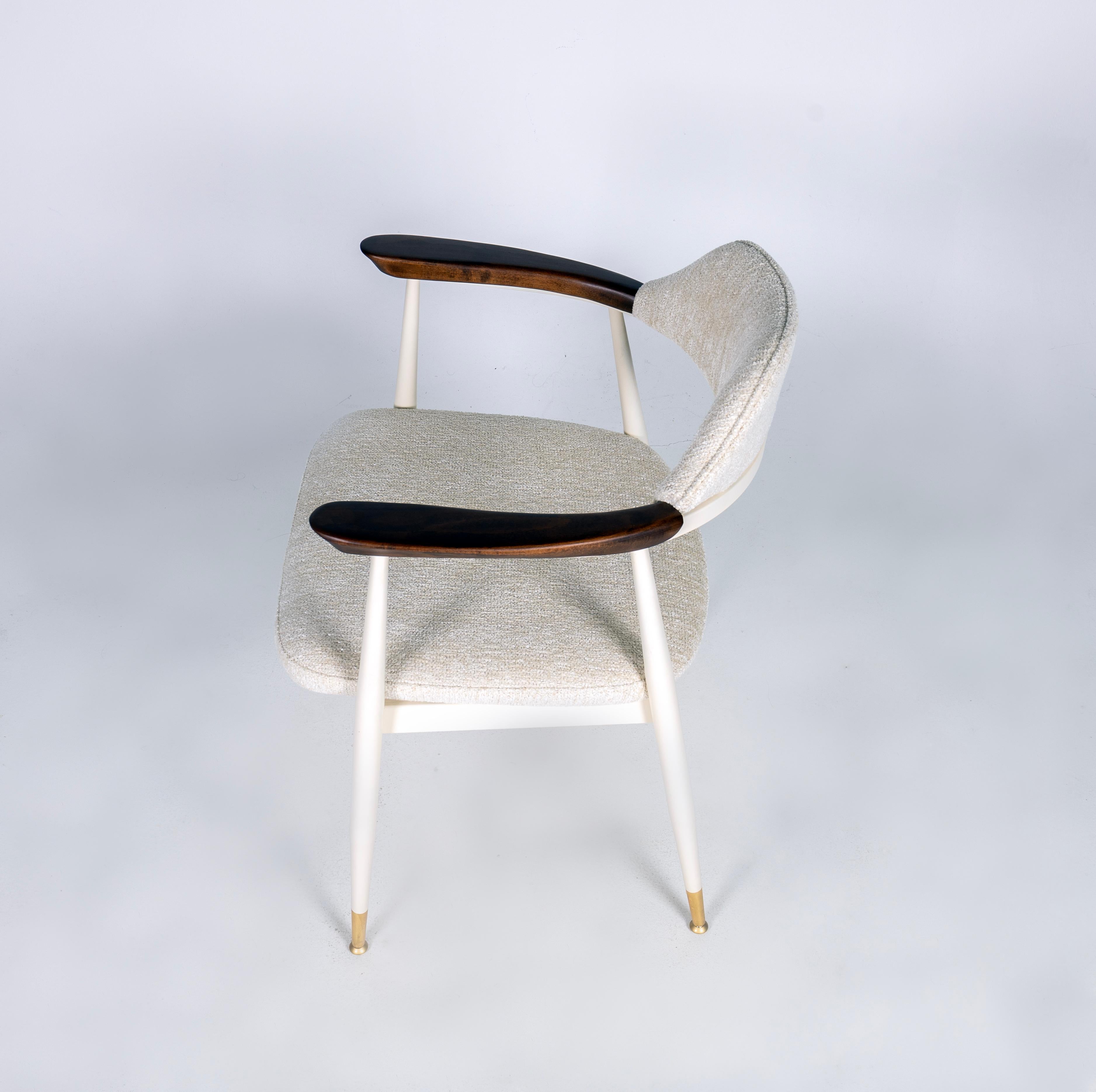 Satz von sechs Esszimmerstühlen im Stil von Hans Wegner, USA 1960er Jahre im Angebot 10