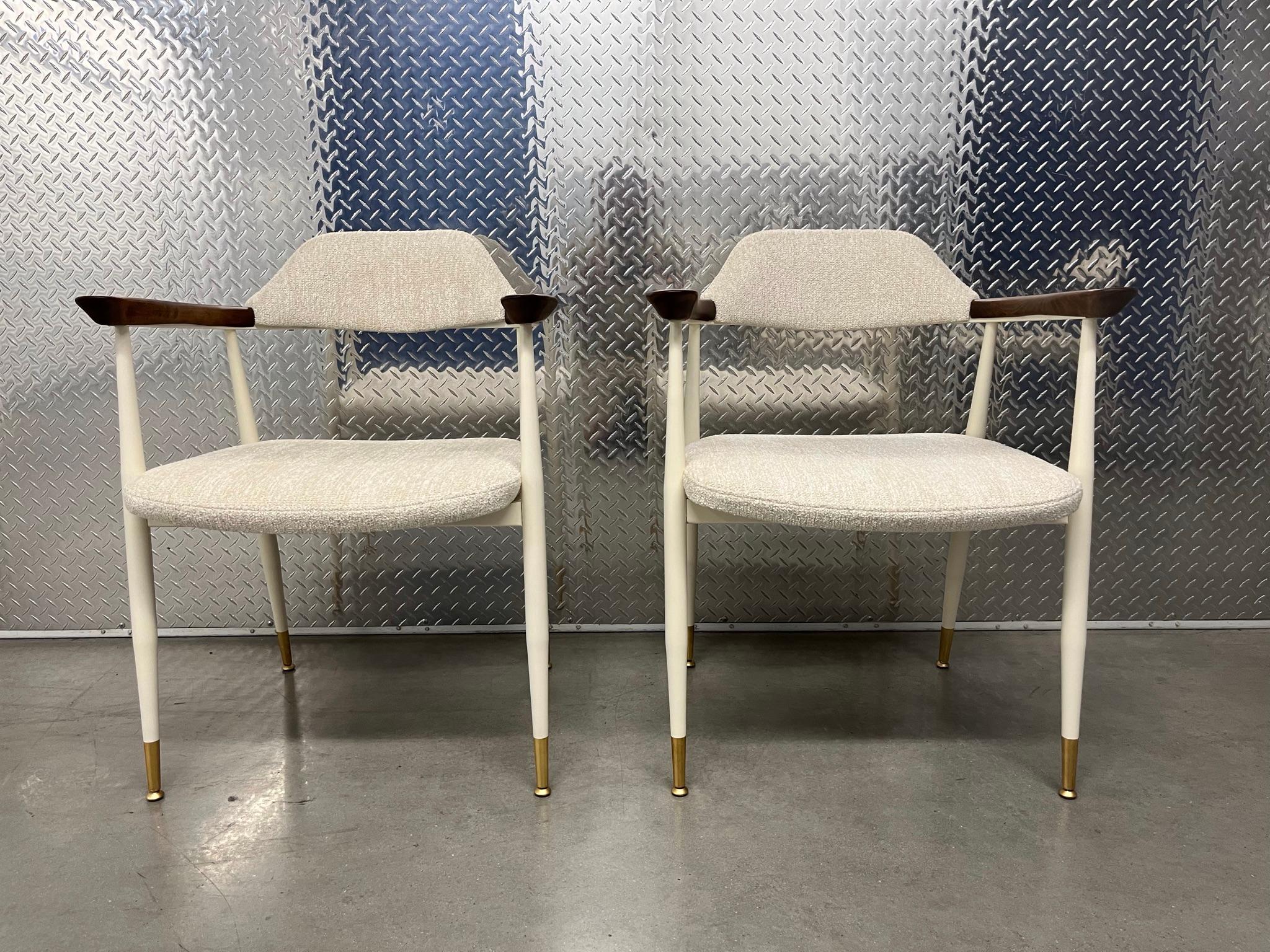 Satz von sechs Esszimmerstühlen im Stil von Hans Wegner, USA 1960er Jahre im Angebot 12