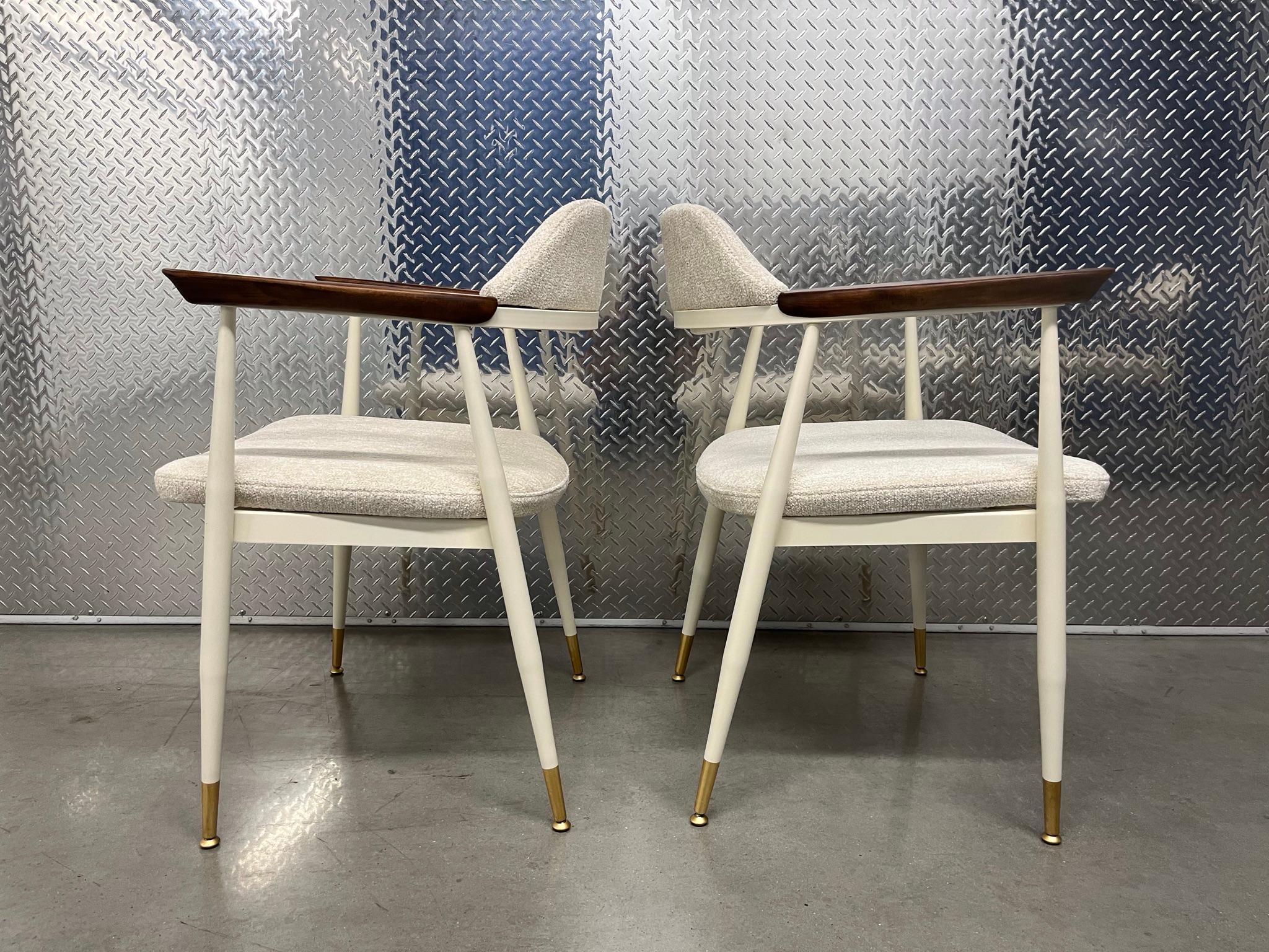 Satz von sechs Esszimmerstühlen im Stil von Hans Wegner, USA 1960er Jahre im Angebot 1