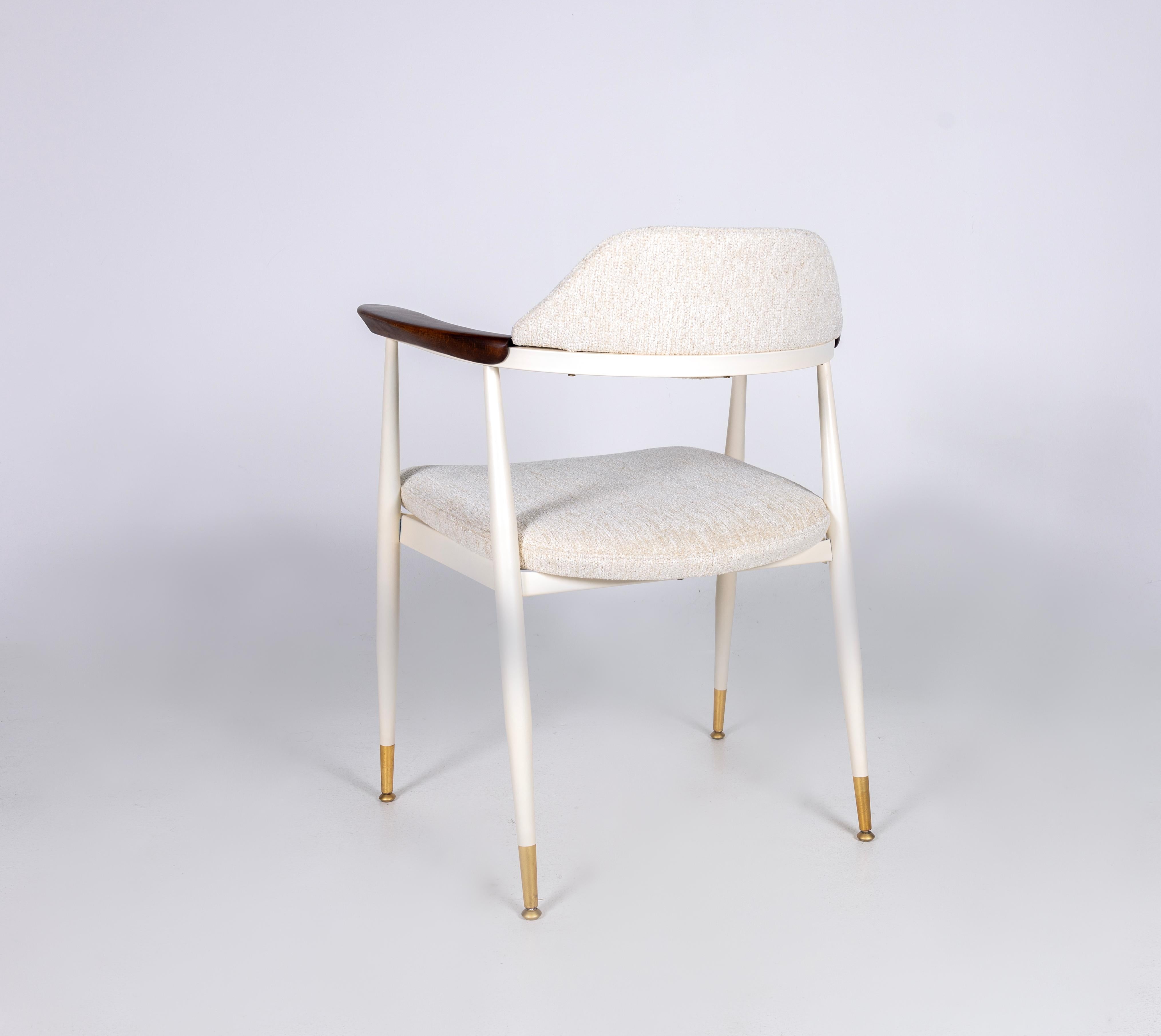 Satz von sechs Esszimmerstühlen im Stil von Hans Wegner, USA 1960er Jahre im Angebot 2