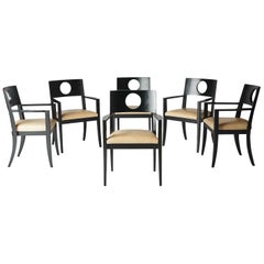 Set aus sechs Esszimmerstühlen von Michael Graves