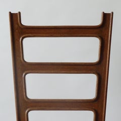 Set of six dining chairs attributed to Gio Ponti, Italy 1940s