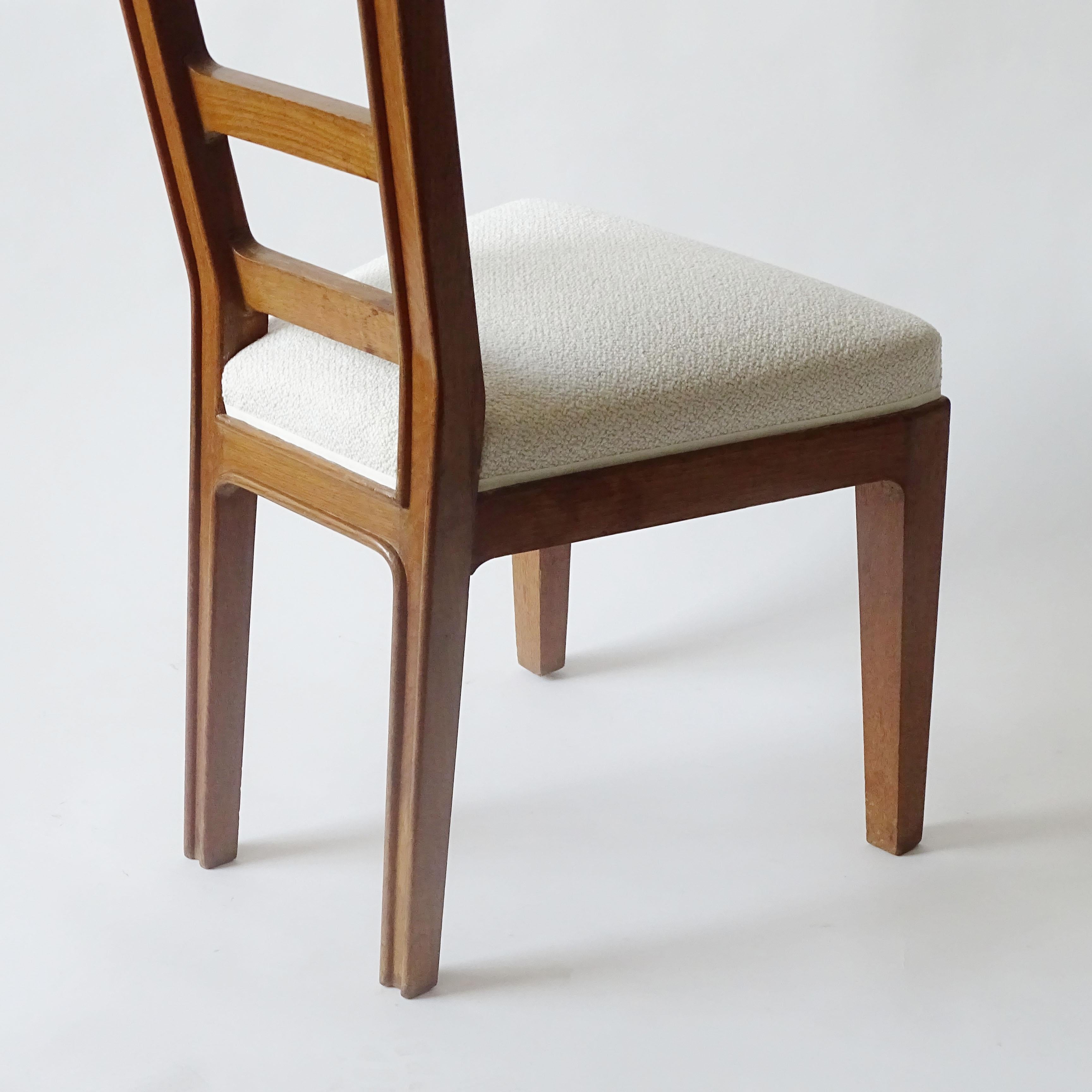 Mid-20th Century Set of six dining chairs attributed to Gio Ponti, Italy 1940s For Sale