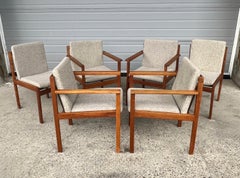 Set of Six Dining Chairs by Arden Riddle, Circa 1950s