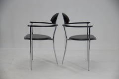 Set aus sechs Esszimmerstühlen von Arrben, Italien, 1980er Jahre