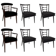 Set of Six Dining Chairs by Bert England for Johnson Furniture