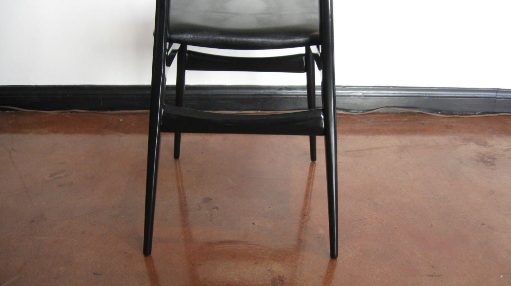 Set of Six Dining Chairs by Carlo Di Carli and Gio Ponti For Sale 3