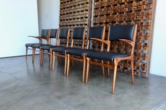 Set of Six Dining Chairs by Carlo di Carli