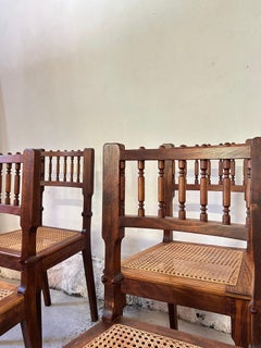 Set of six dining chairs by Danish architect M.G. Bindesbøll, Denmark 1840’s