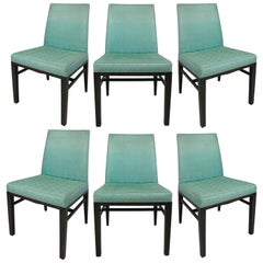 Retro Set of Six Dining Chairs by Edward Wormley for Dunbar
