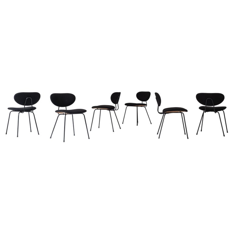 Set of Six Dining Chairs by Florence Knoll for Knoll International, USA 1960s For Sale at 1stDibs