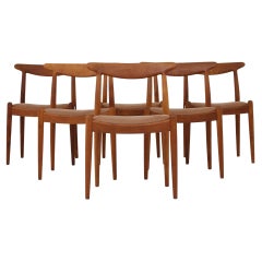 Set of Six Dining Chairs by Hans J. Wegner