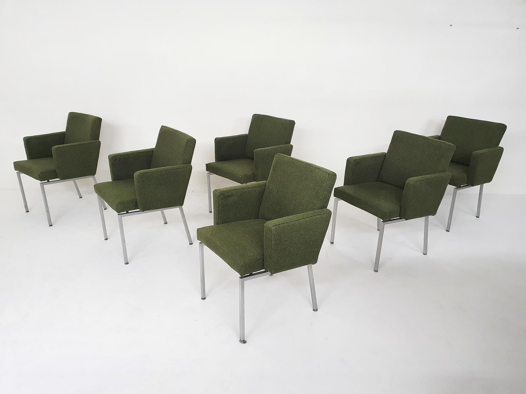 Dutch Set of Six Dining Chairs by Hein Salomonson for AP Originals, NL 1960's