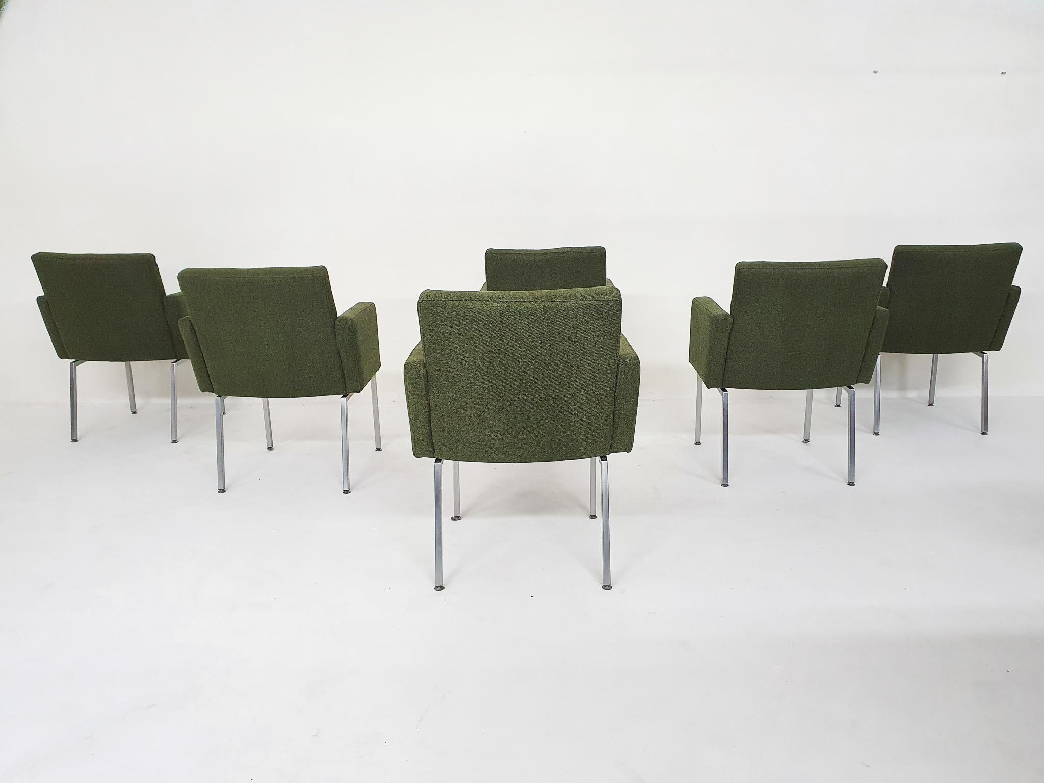 Set of Six Dining Chairs by Hein Salomonson for AP Originals, NL 1960's 1