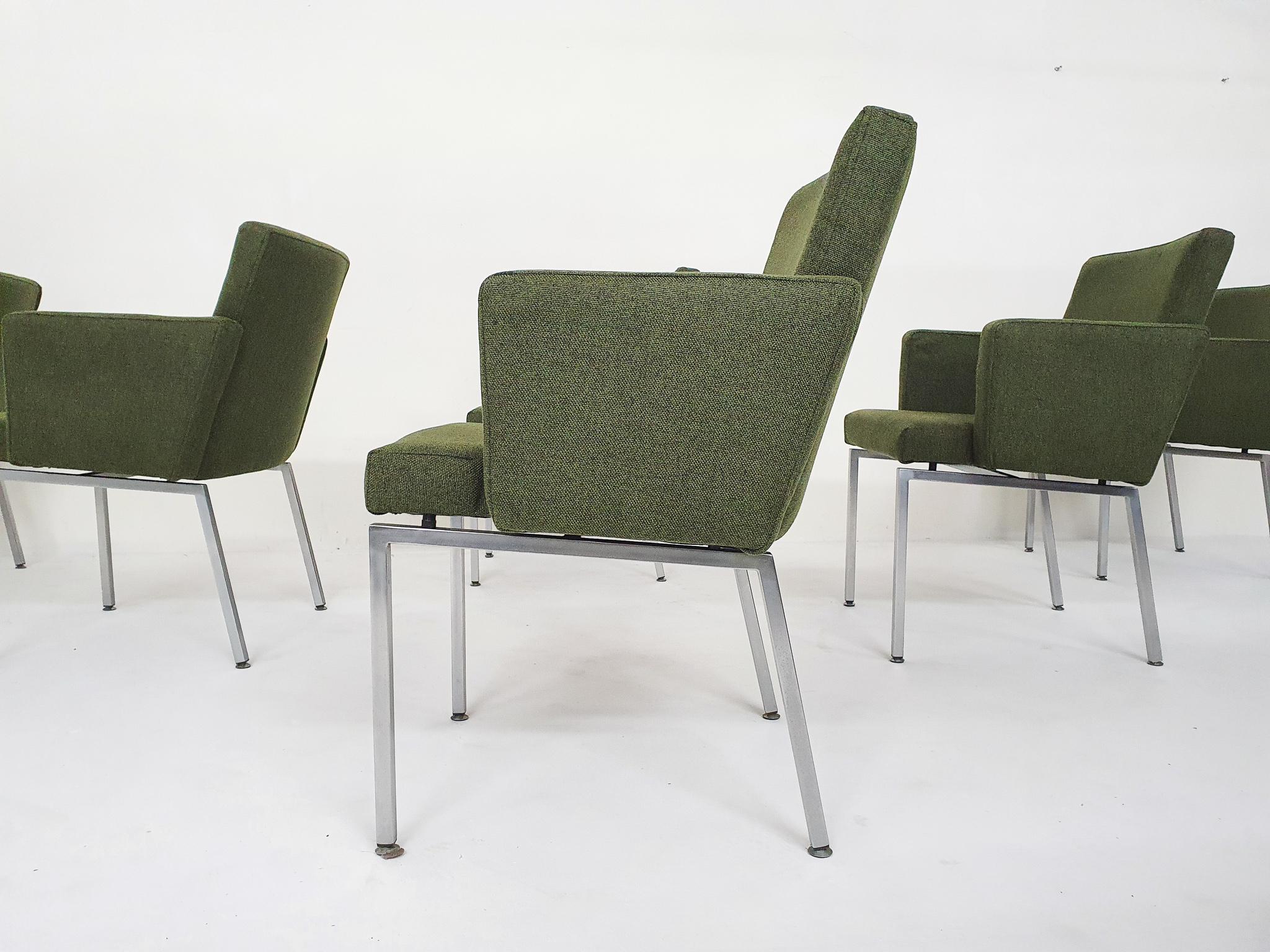 Set of Six Dining Chairs by Hein Salomonson for AP Originals, NL 1960's 2