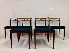 Set of Six Dining Chairs by Johannes Andersen for Christian Linneberg, Denmark