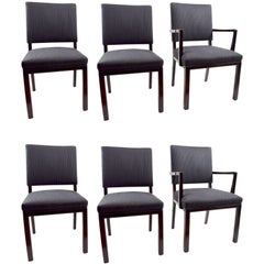 Set of Six Dining Chairs by Landstrom