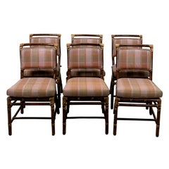 Set of Six Dining Chairs by McGuire
