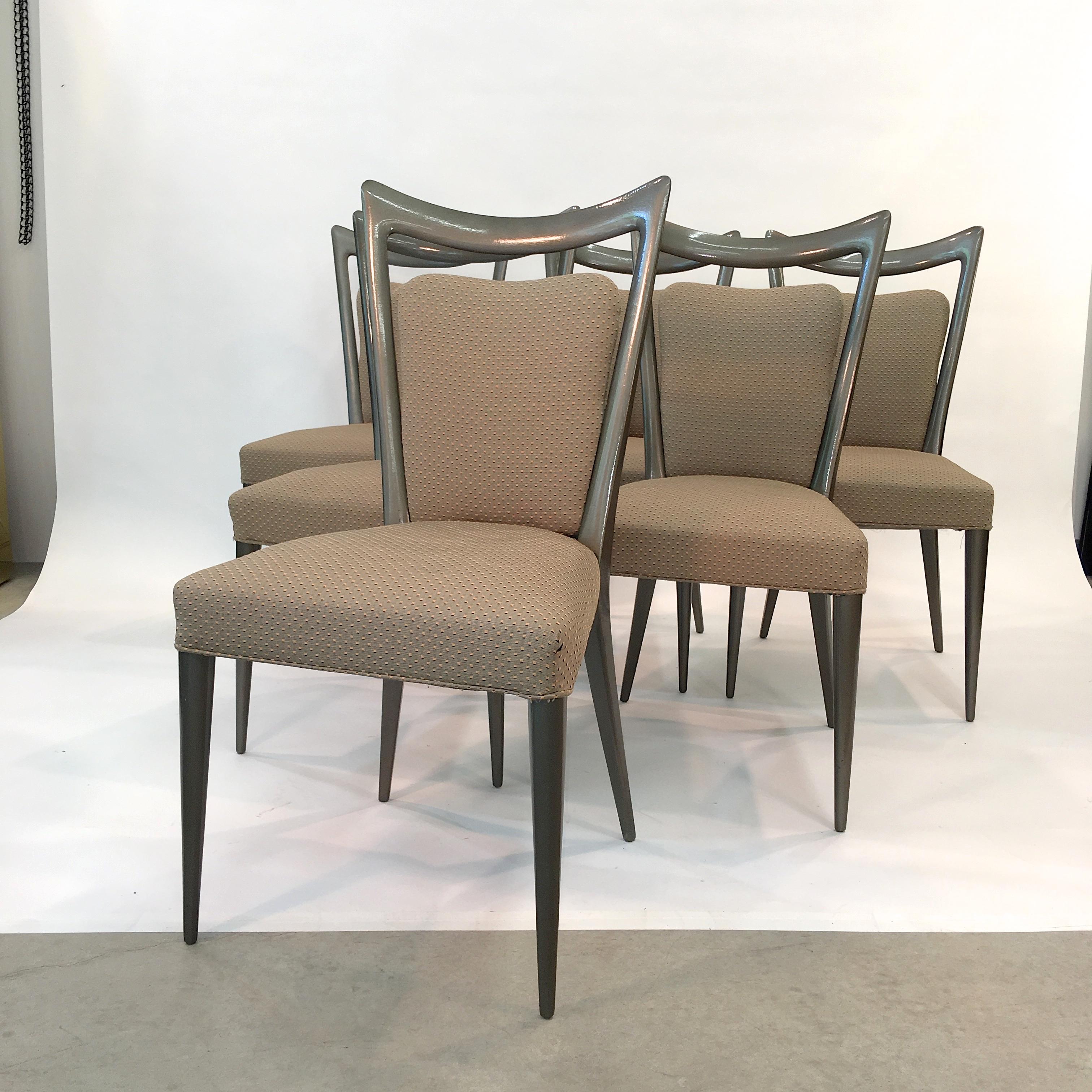 Set of Six Dining Chairs by Melchiorre Bega & Mario Gottardi 8