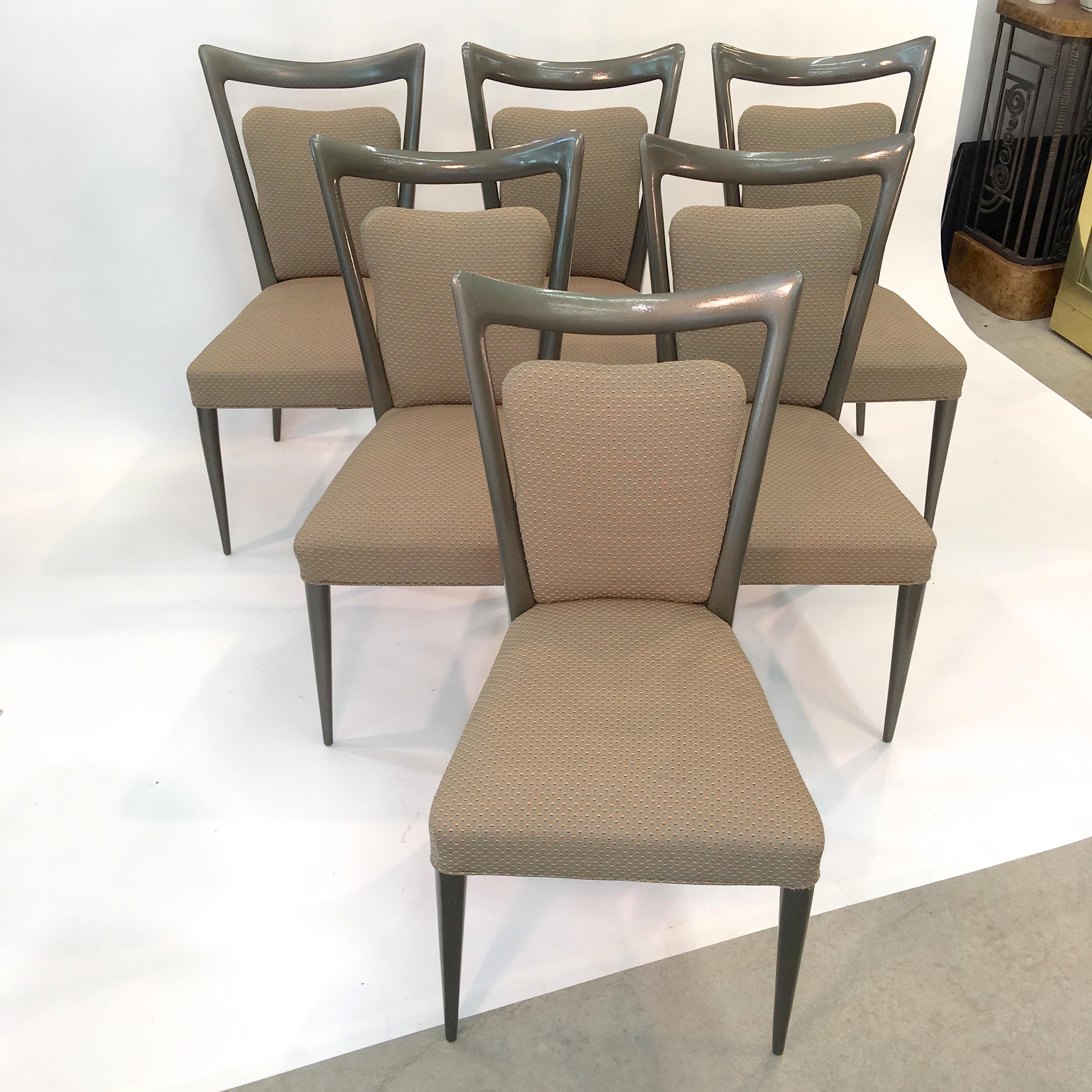 Set of Six Dining Chairs by Melchiorre Bega & Mario Gottardi 10