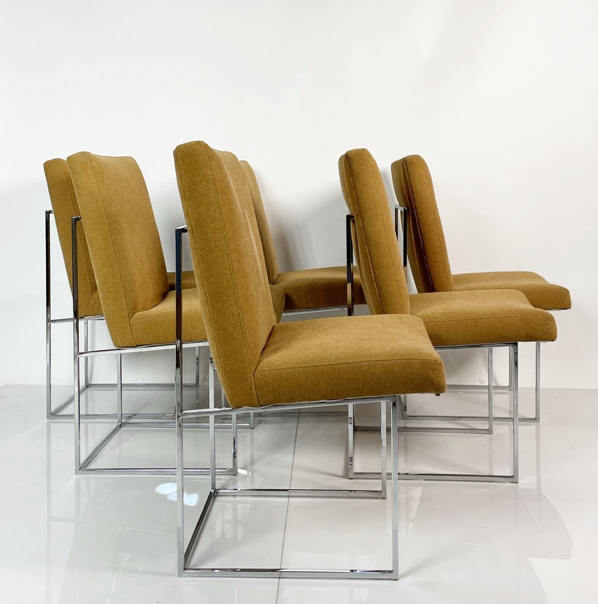 American Set of Six Dining Chairs by Milo Baughman for Thayer Coggin For Sale