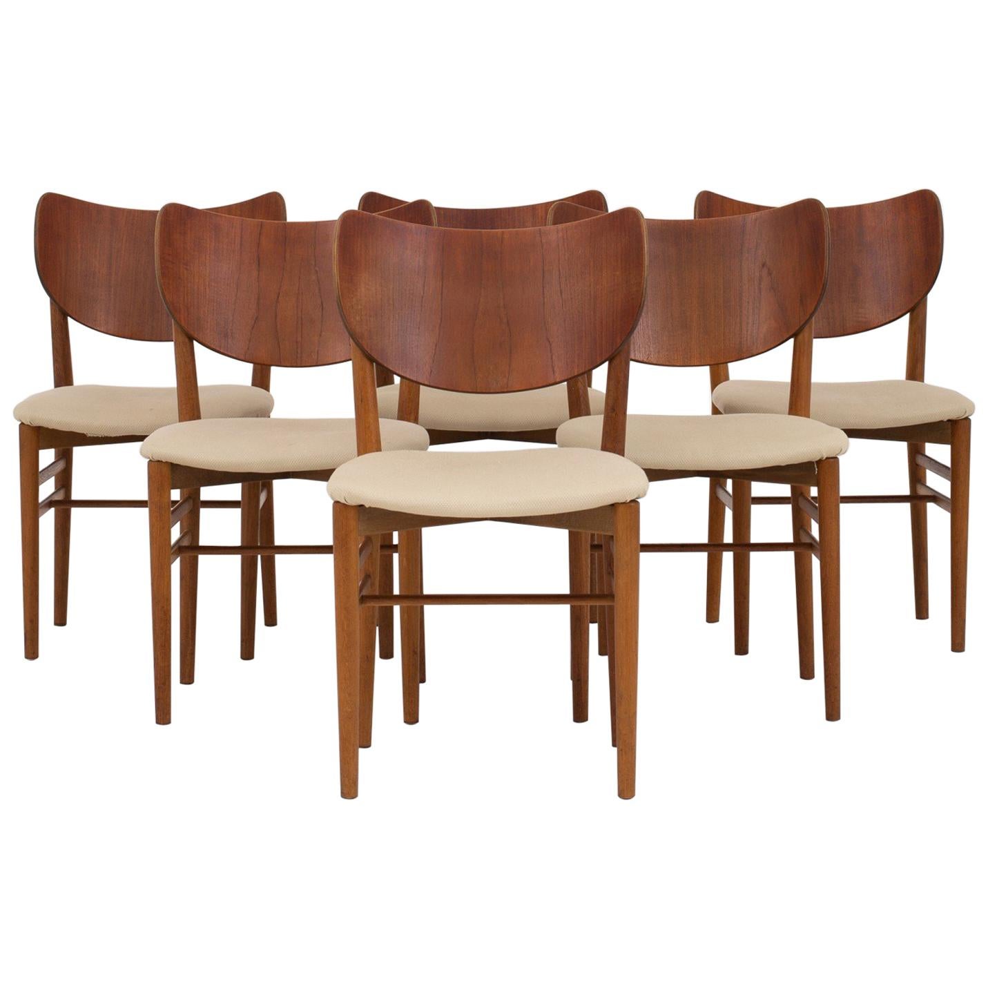 Set of Six Dining Chairs by Nils & Eva Koppel
