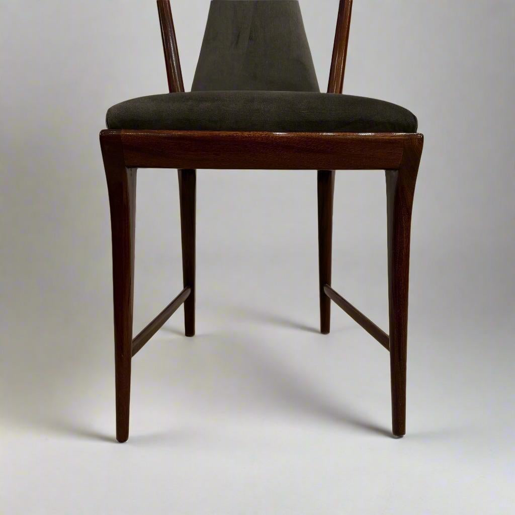 Mid-20th Century Set of Six Dining Chairs by Osvaldo Borsani
