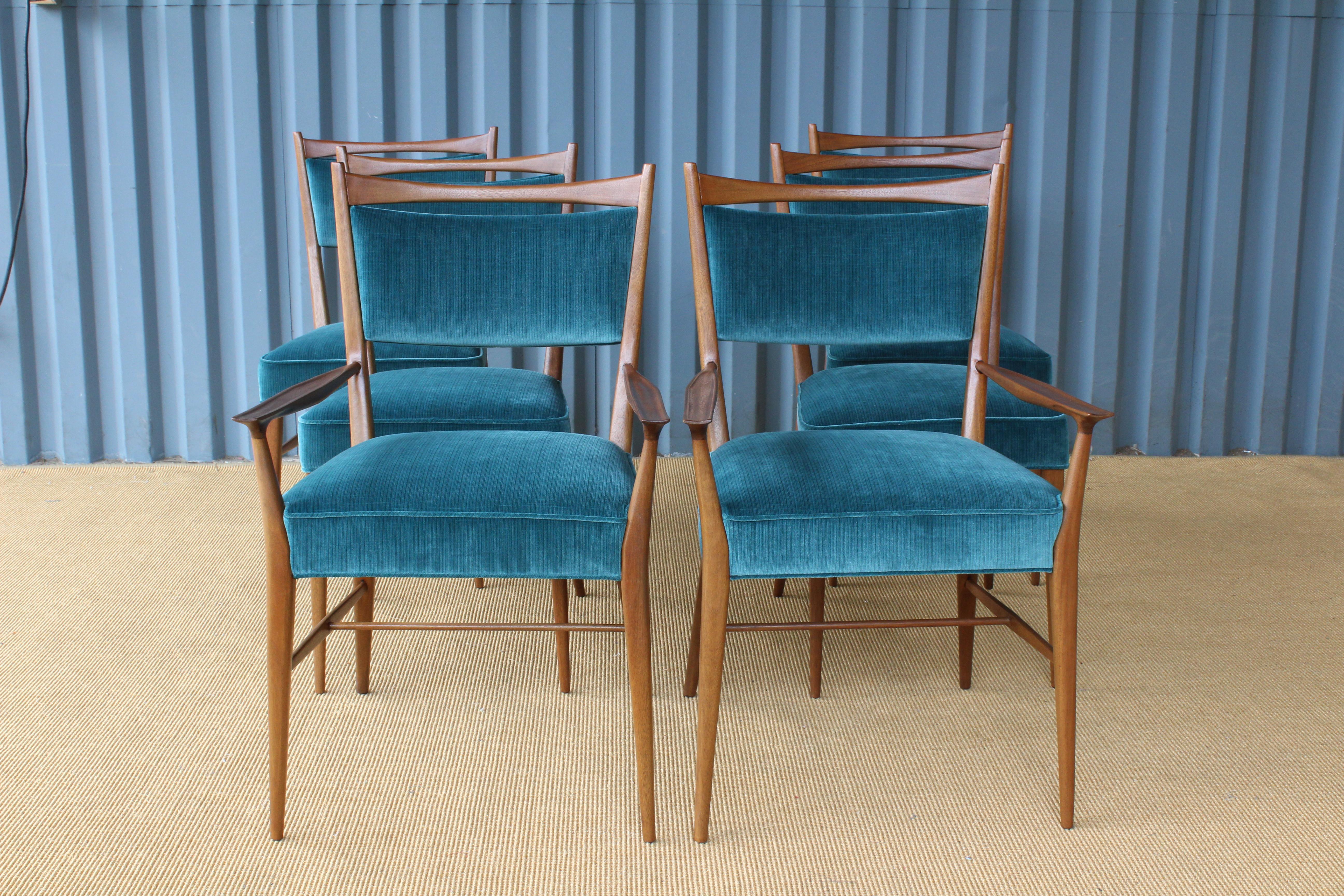 Set of Six Dining Chairs by Paul McCobb for Directional, 1950s 9