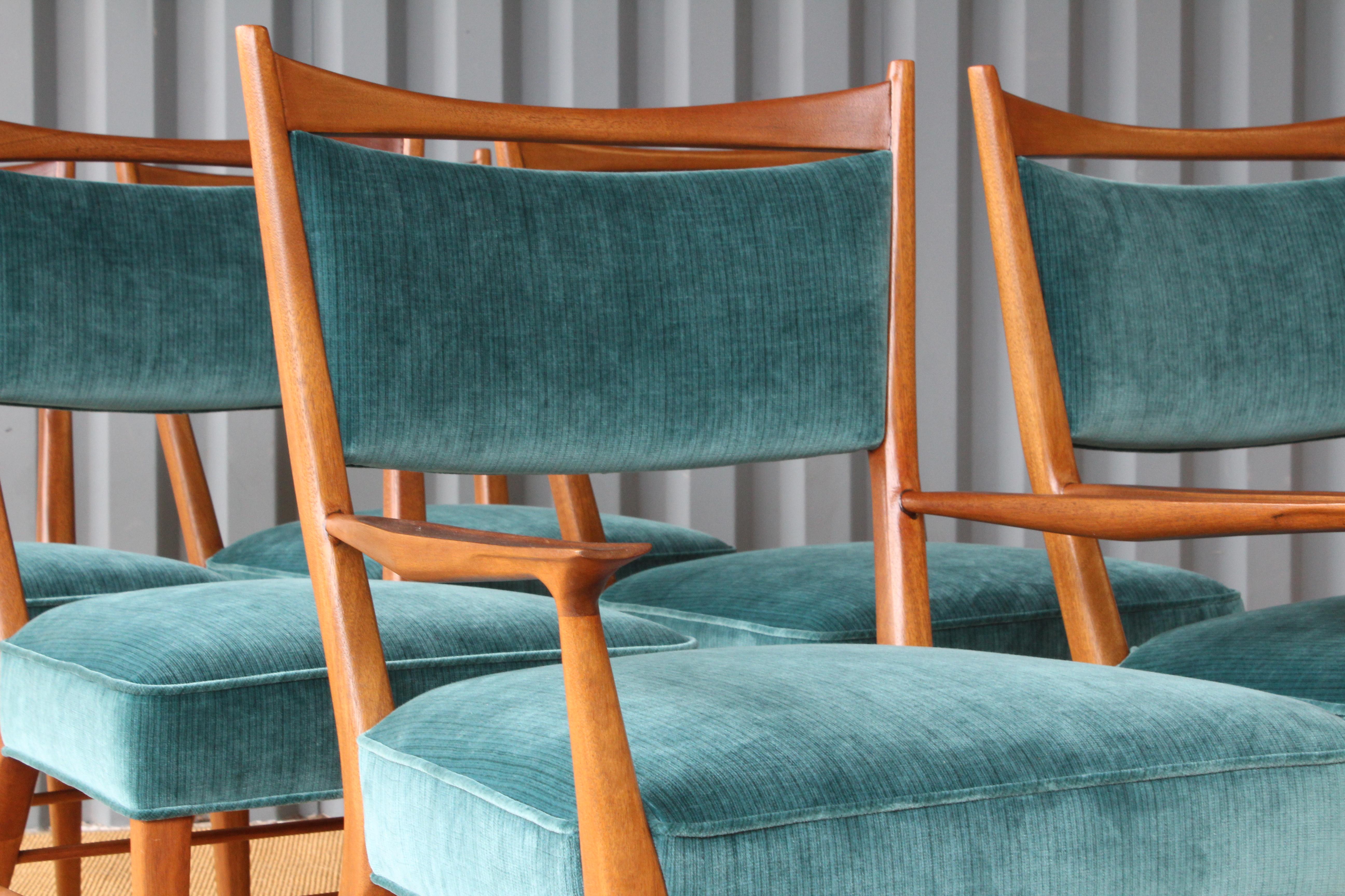 Mid-Century Modern Set of Six Dining Chairs by Paul McCobb for Directional, 1950s