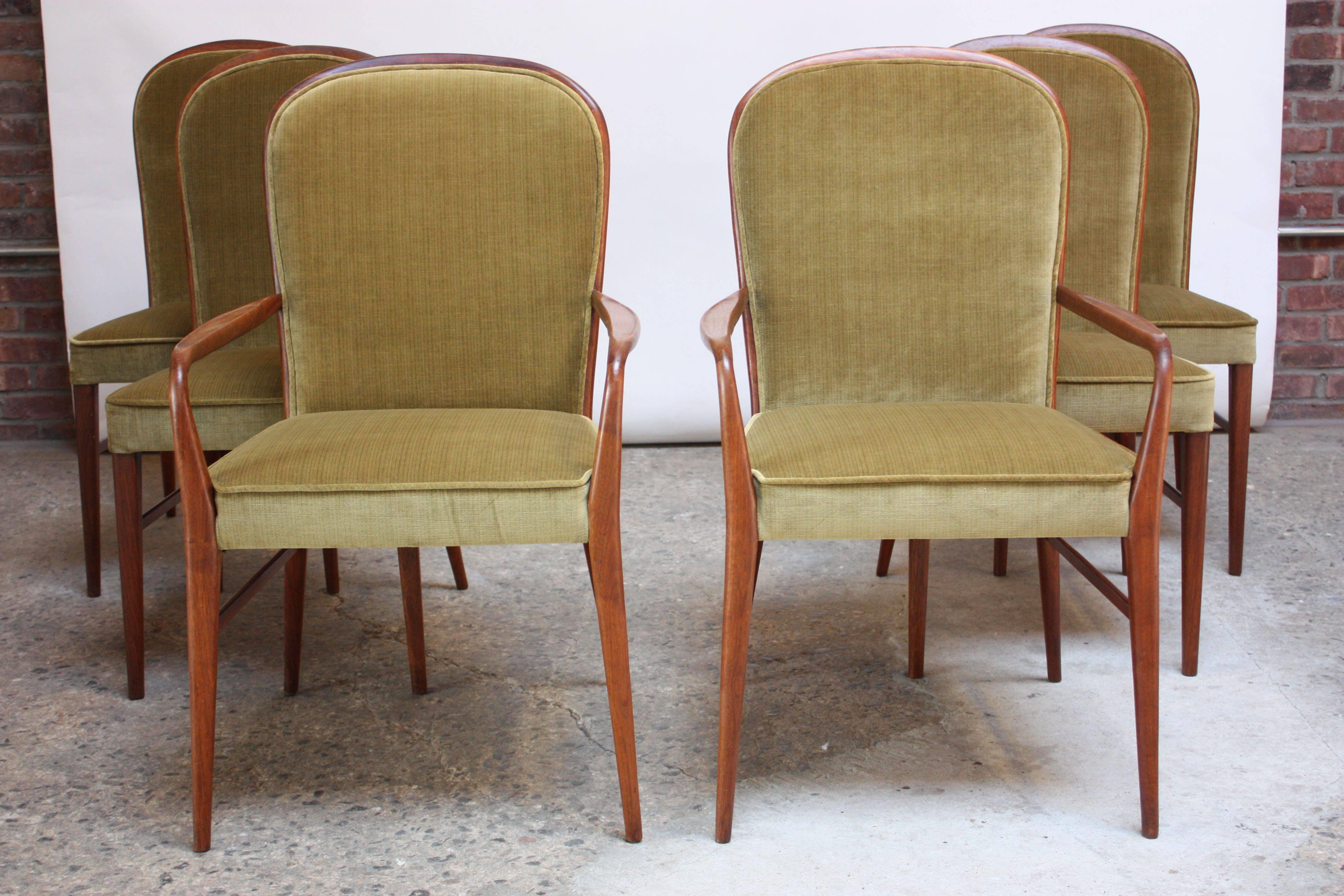 Mid-Century Modern Set of Six Dining Chairs by Paul McCobb for H. Sacks and Sons