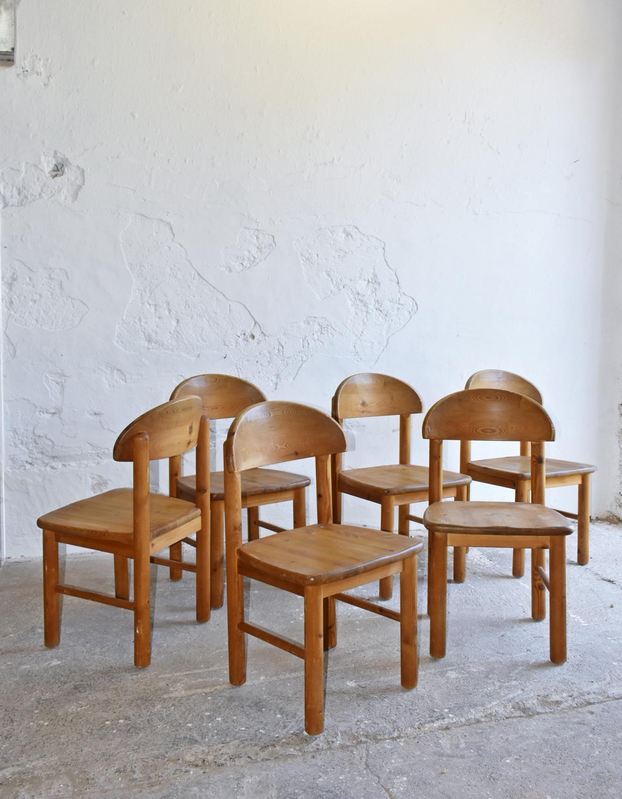 Danois Set of Six Dining Chairs by Rainer Daumiller for Hirtshals Sawmill, Denmark en vente