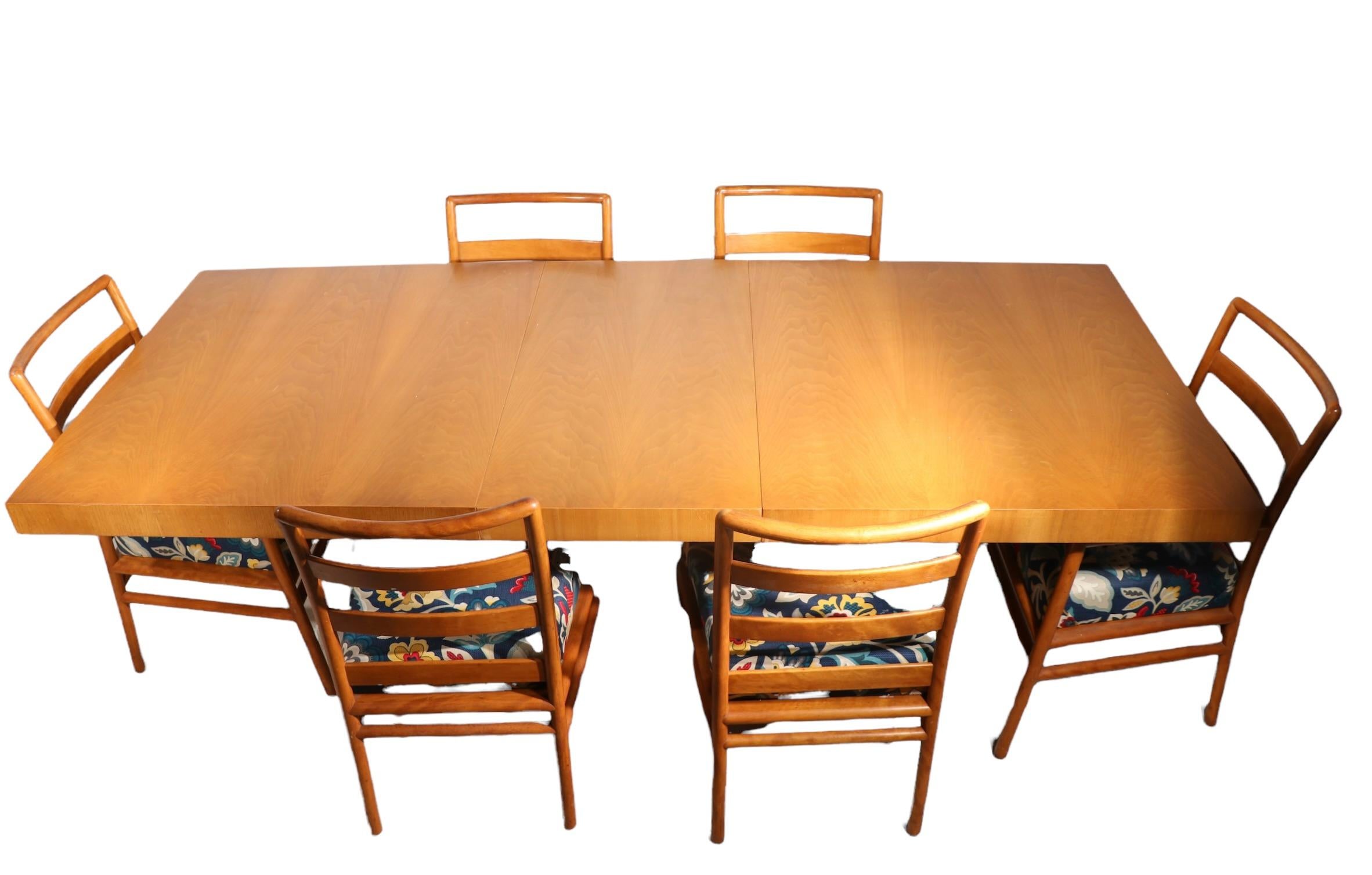 20th Century Set of Six Dining Chairs by Robsjohn Gibbings for Widdicomb For Sale