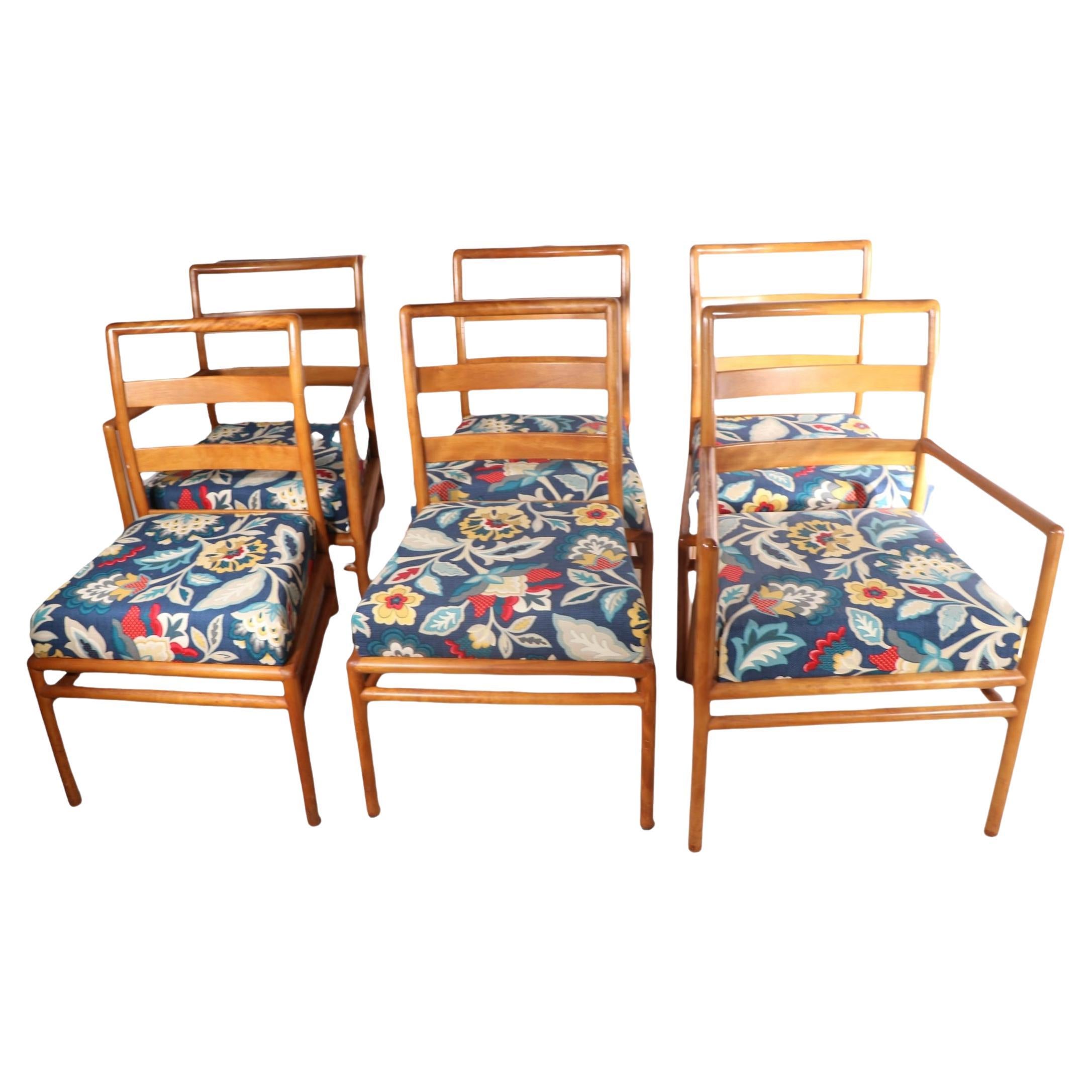 Set of Six Dining Chairs by Robsjohn Gibbings for Widdicomb