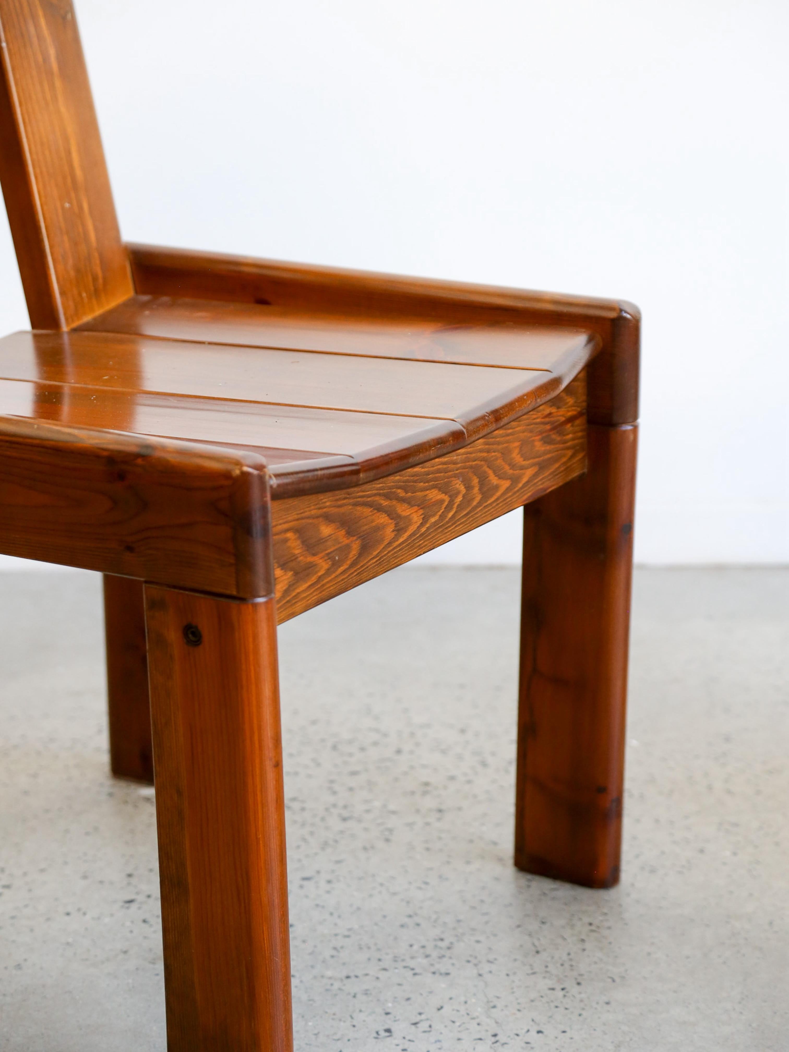Italian Set of Six Dining Chairs by Silvio Coppola for Fratelli Montina 1970s For Sale