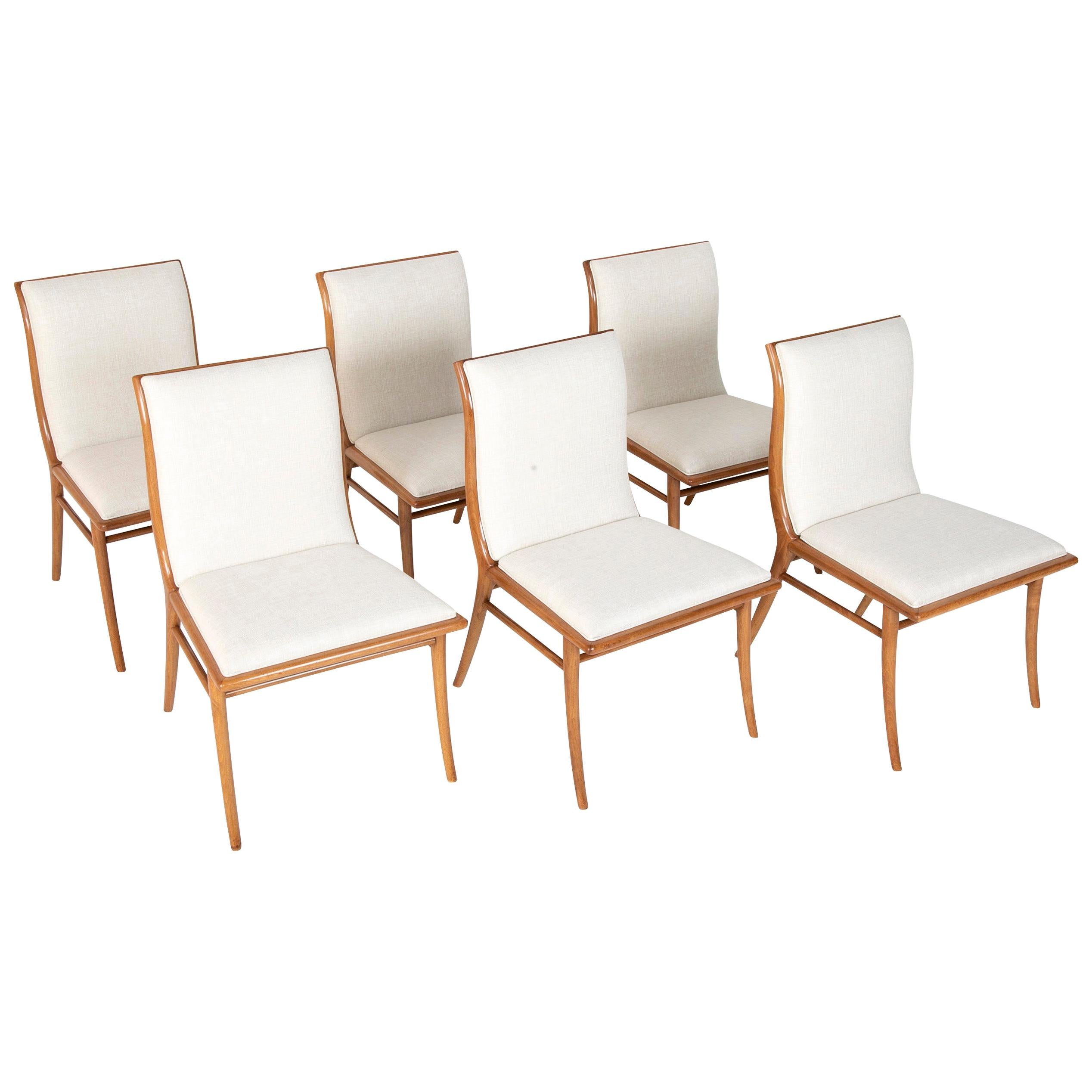 Set of Six Dining Chairs by T.H Robsjohn-Gibbings