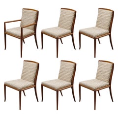Set of Six Dining Chairs by T.H. Robsjohn-Gibbings for Widdicomb, 1950s