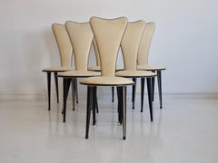 Set of Six Dining Chairs by Umberto Mascagni