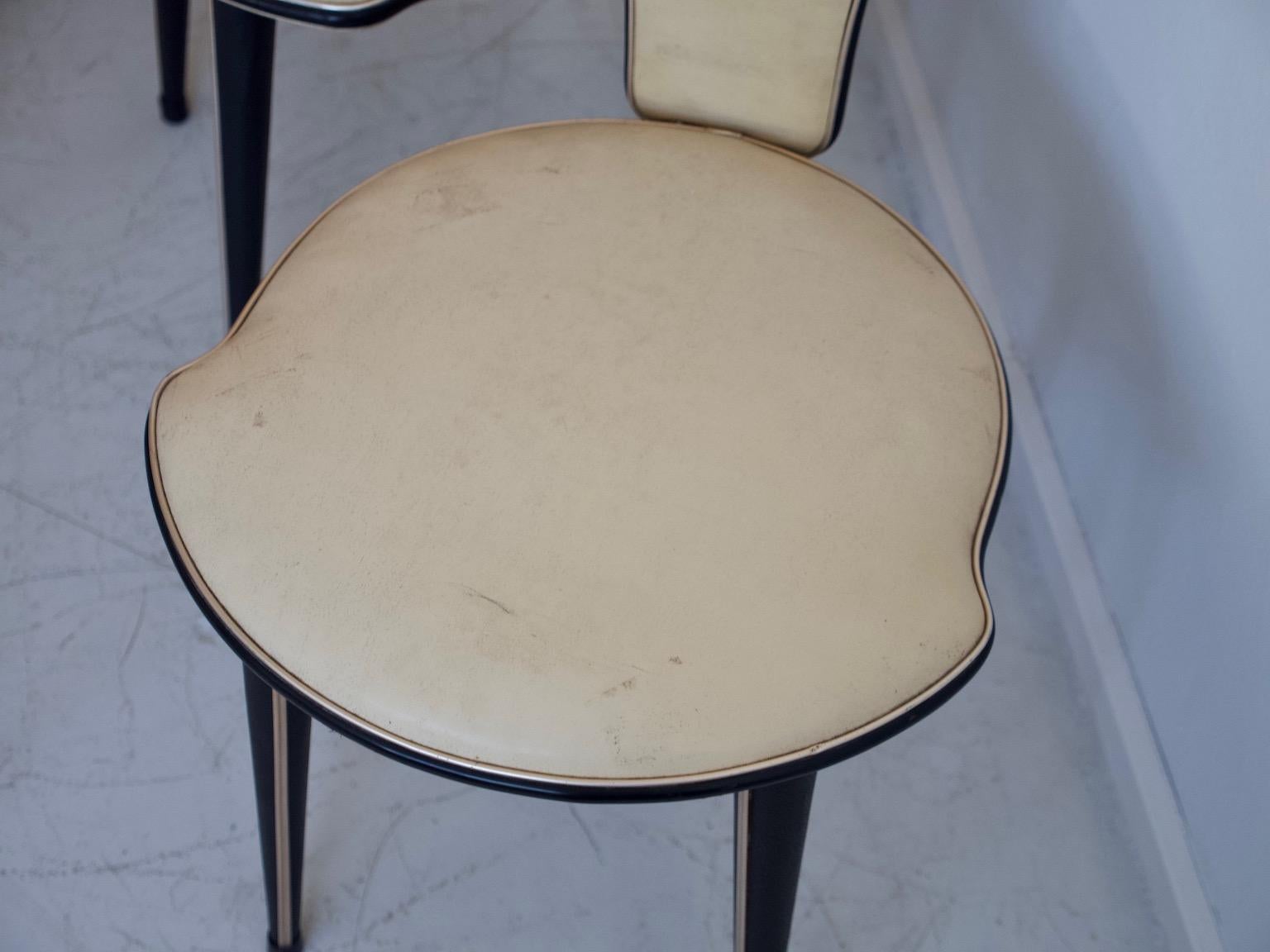 Set of Six Dining Chairs by Umberto Mascagni 2