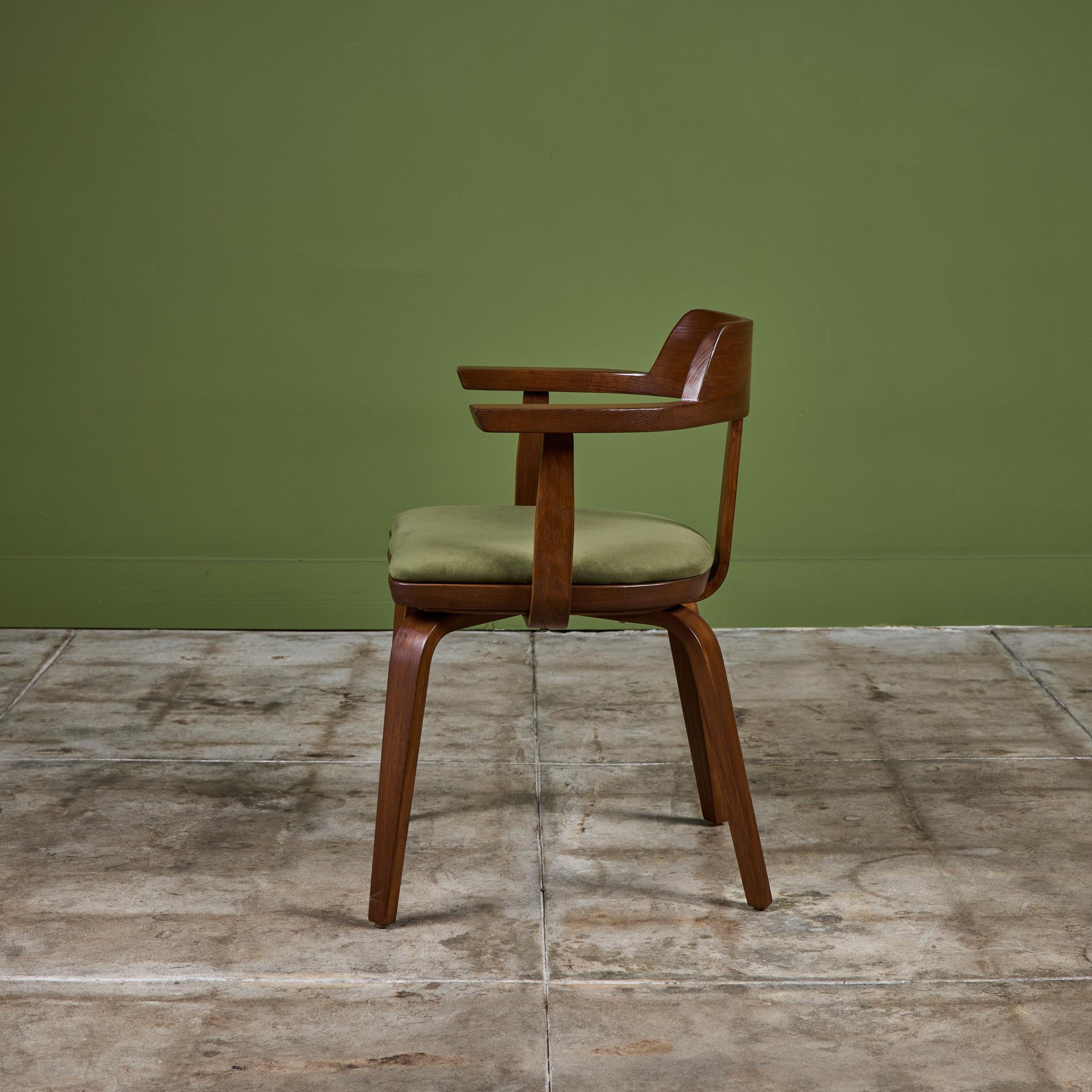 Set di sei sedie da pranzo di Walter Gropius e Ben Thompson per Thonet in vendita 3