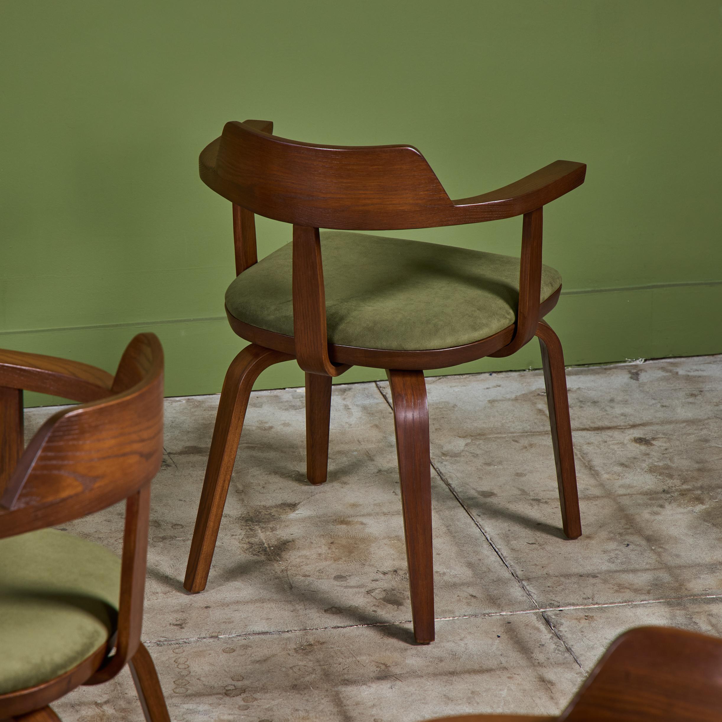 Set di sei sedie da pranzo di Walter Gropius e Ben Thompson per Thonet in vendita 5