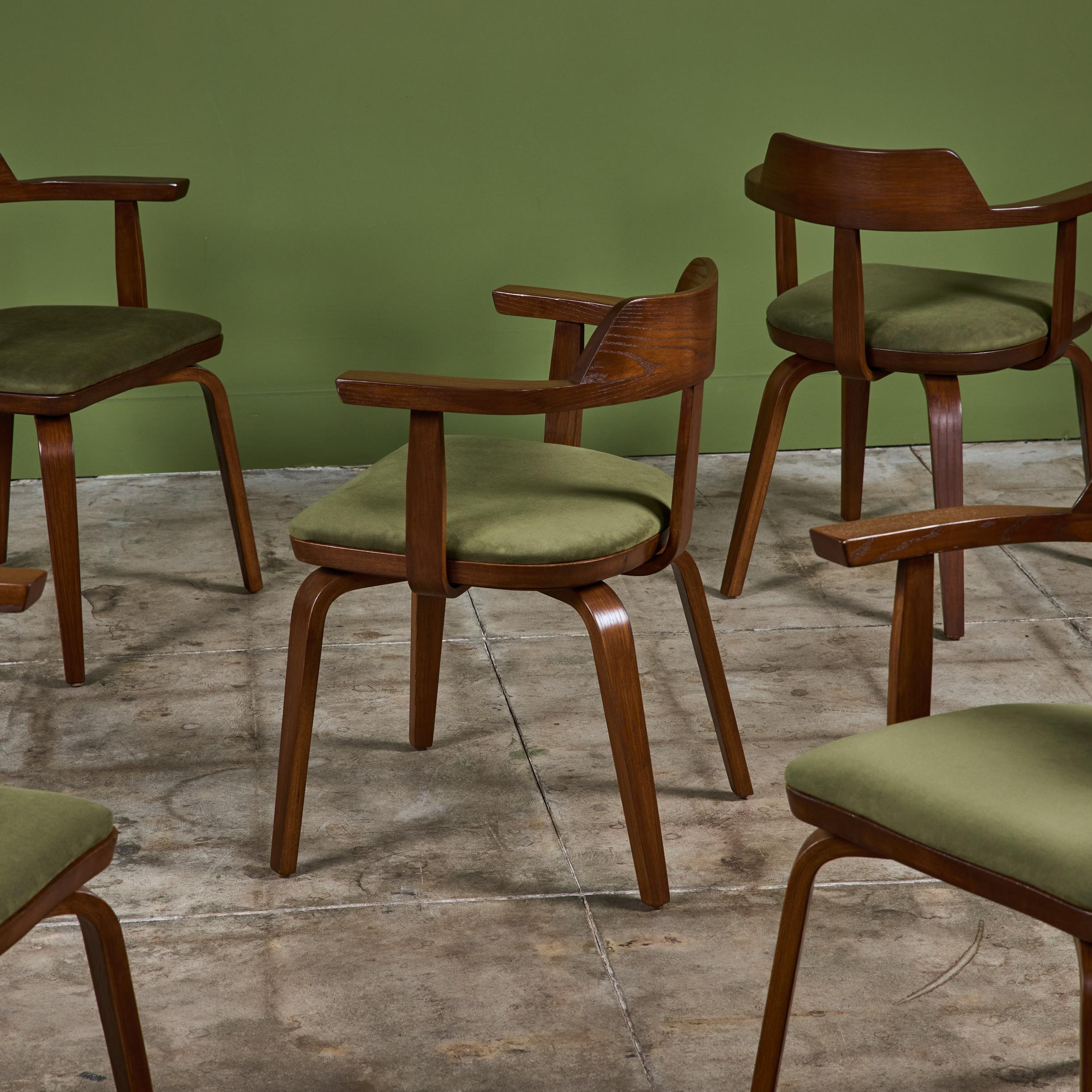 Set di sei sedie da pranzo di Walter Gropius e Ben Thompson per Thonet in vendita 8