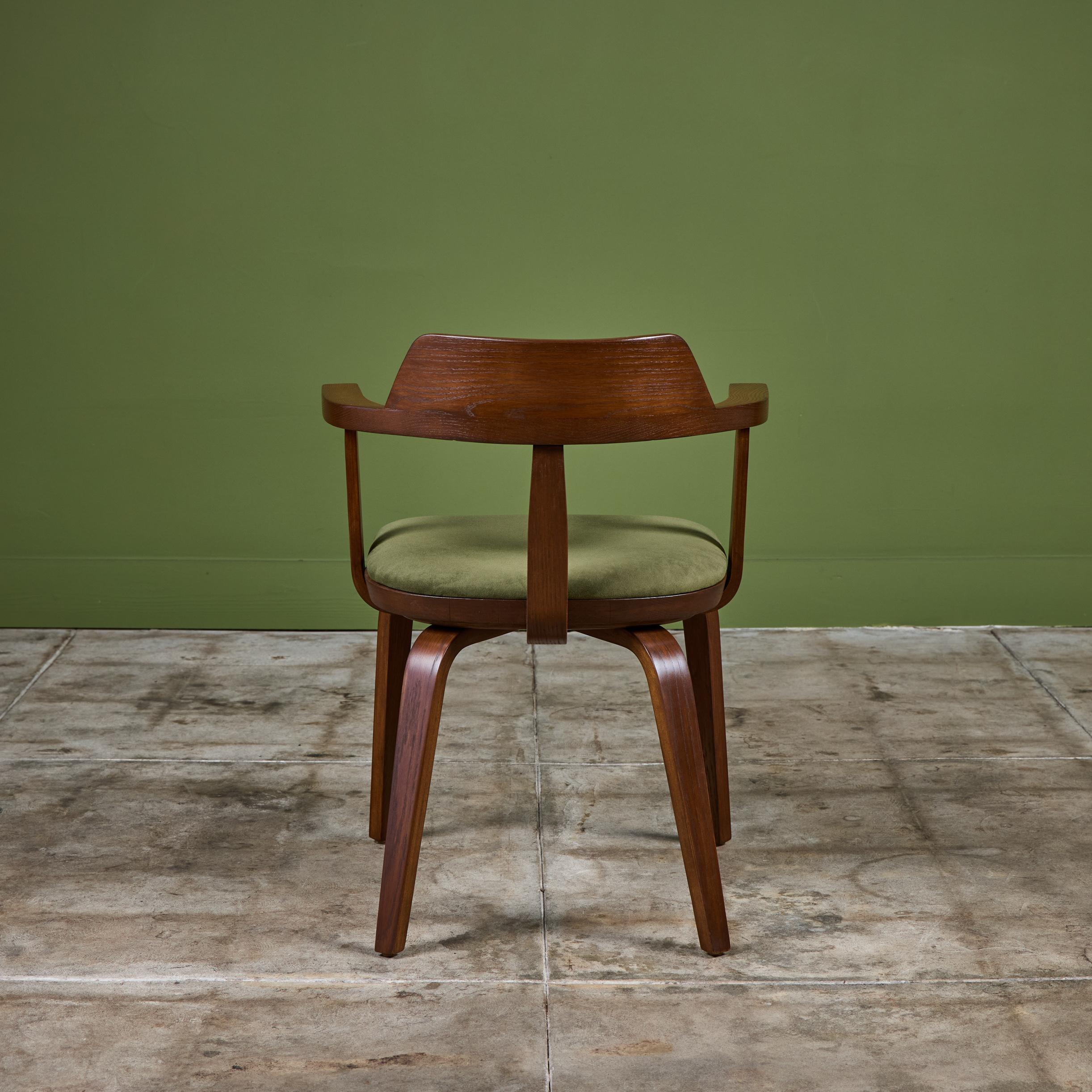 Set di sei sedie da pranzo di Walter Gropius e Ben Thompson per Thonet in vendita 1