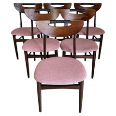 Set of six dining chairs, Denmark 1960s