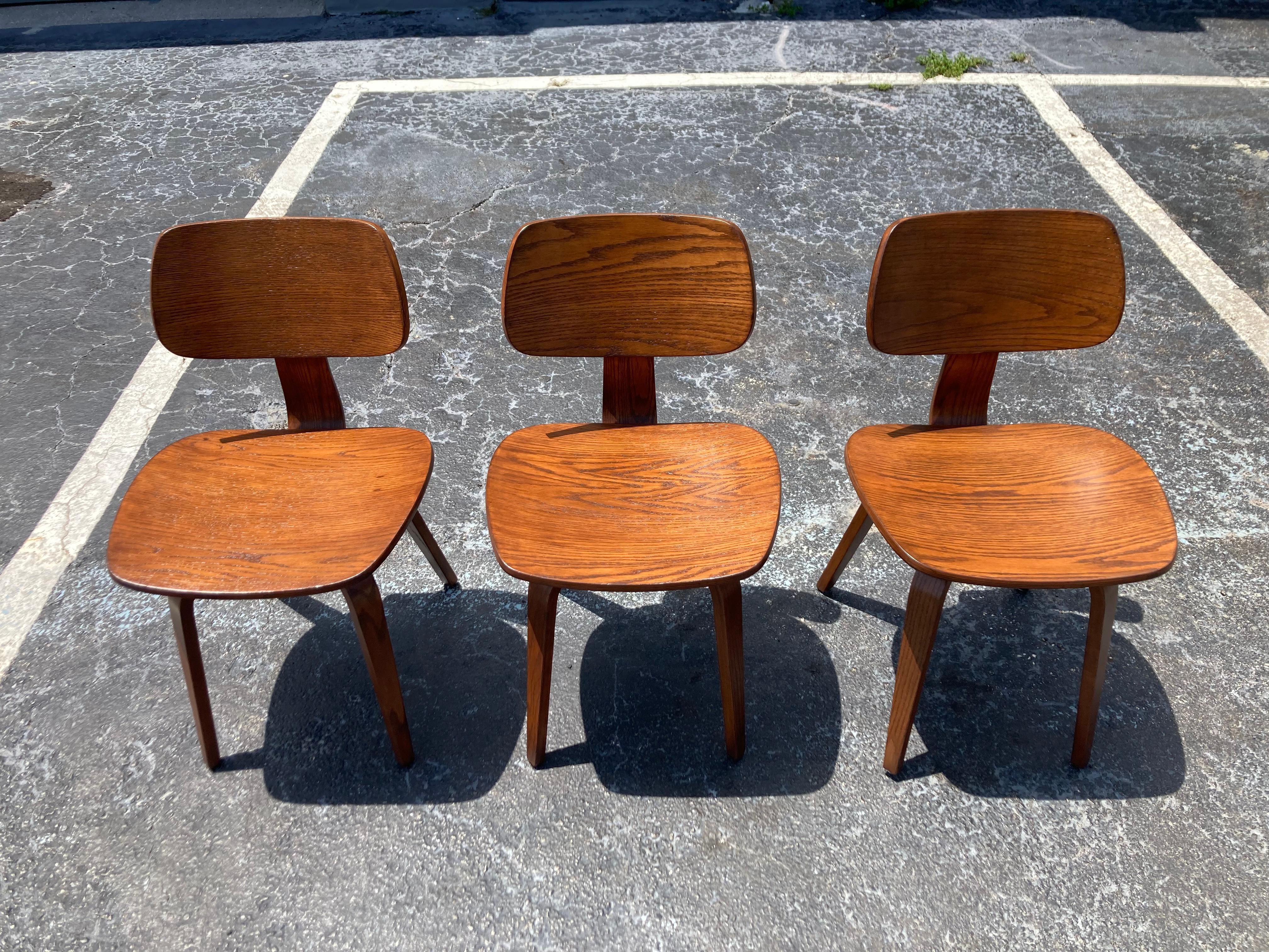 Set of Six Dining Chairs Designed by Bruno Weil for Thonet, Bentwood In Good Condition For Sale In Miami, FL