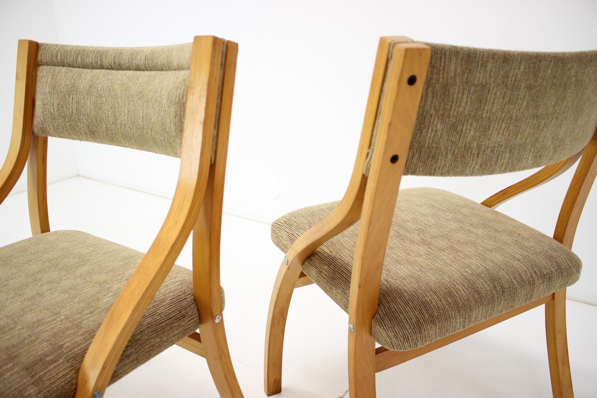 Set of Six Dining Chairs Designed Ludvík Volák, 1960's 4