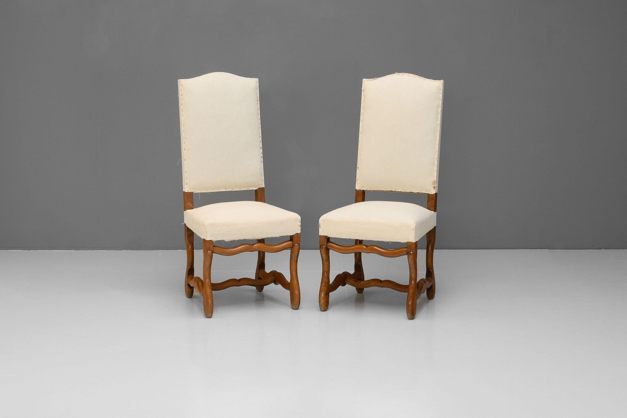 Edwardian Set of Six Dining Chairs For Sale