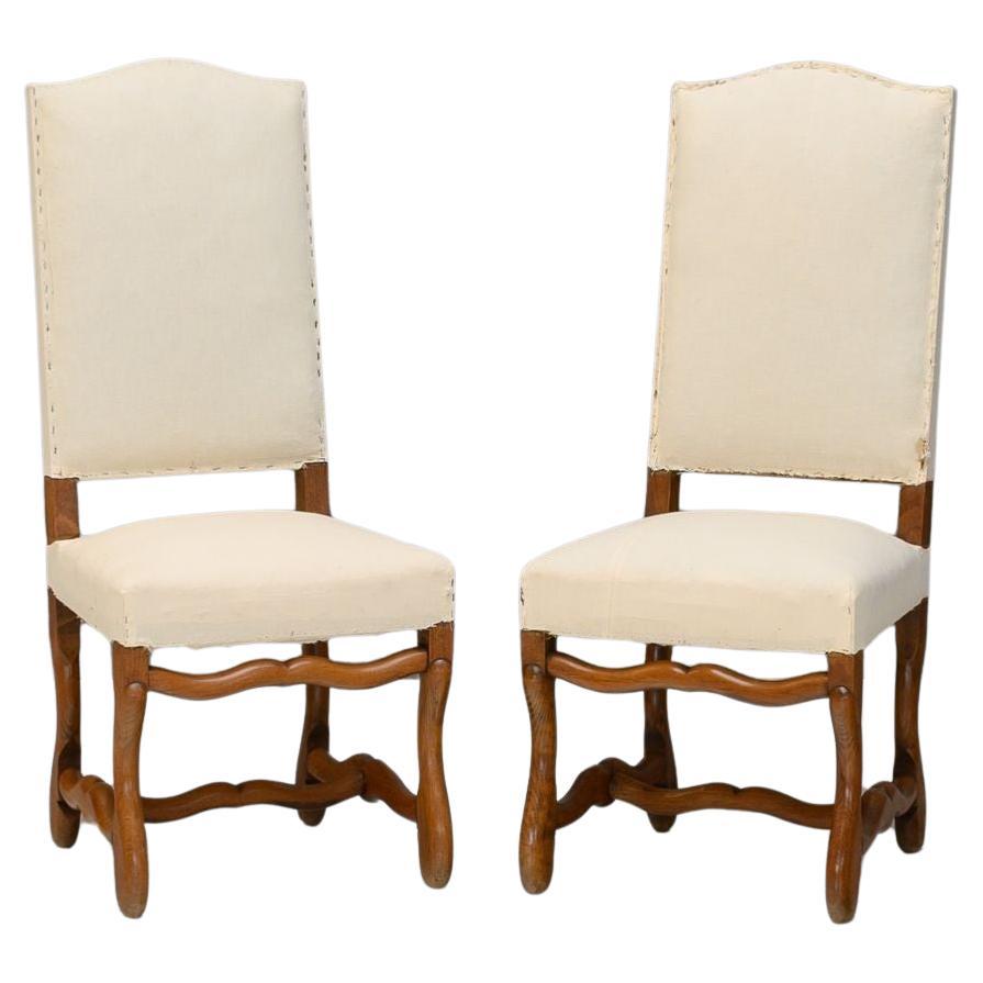 Ensemble de six chaises de salle à manger
